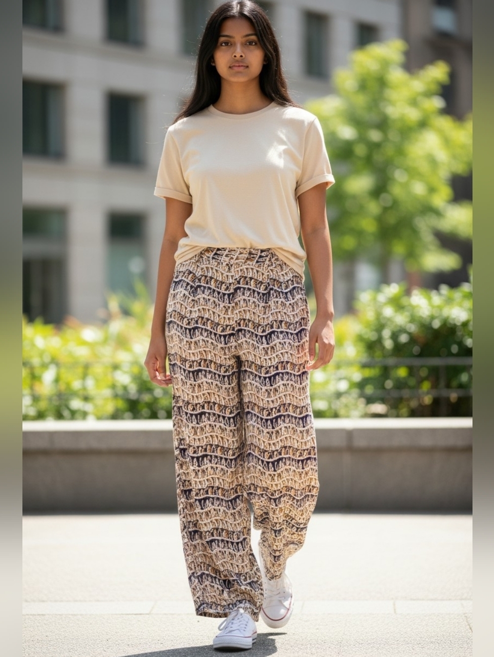 NWT Anthropologie See U Soon Printed Boho Pants 4